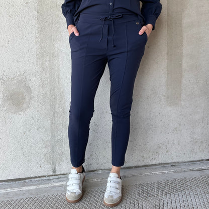 Triple Nine - Travel Broek Fenna Navy - 2101 - Peet kleding