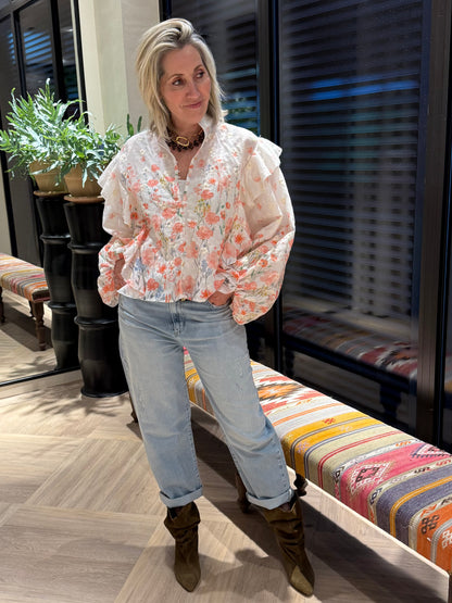 Blouse Melanie Embroid - Peet kleding