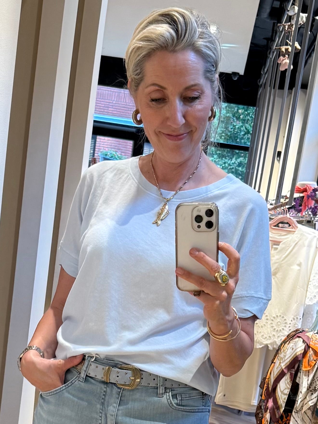 Zhrill Shirt Rahel Lichtblauw - Peet kleding