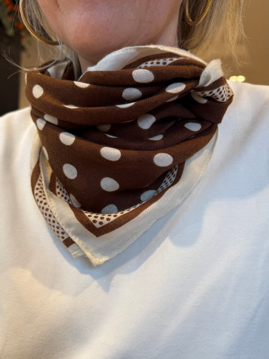 Sjaal Magneet Print Stip - Peet kleding