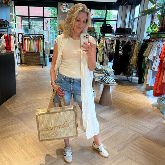 Jurk Grimaud Wit - Peet kleding