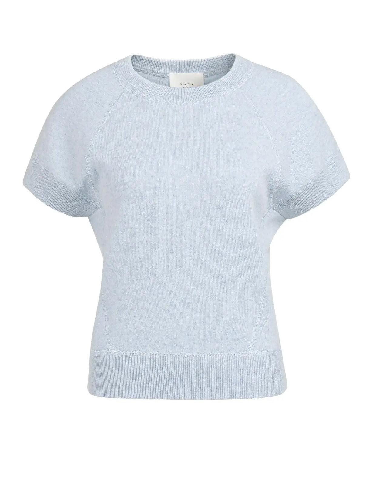 Yaya Trui Raglan Mouw Lichtblauw - Peet kleding