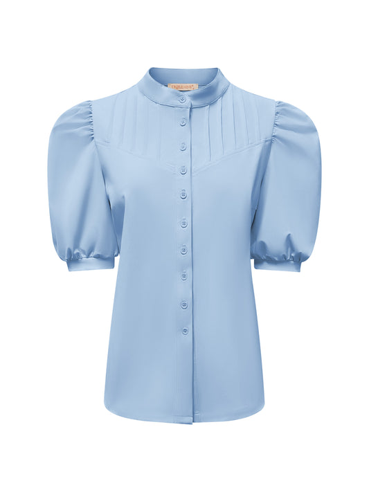 Triple Nine - Travel Blouse Emilie Lichtblauw - 5934 - Peet kleding