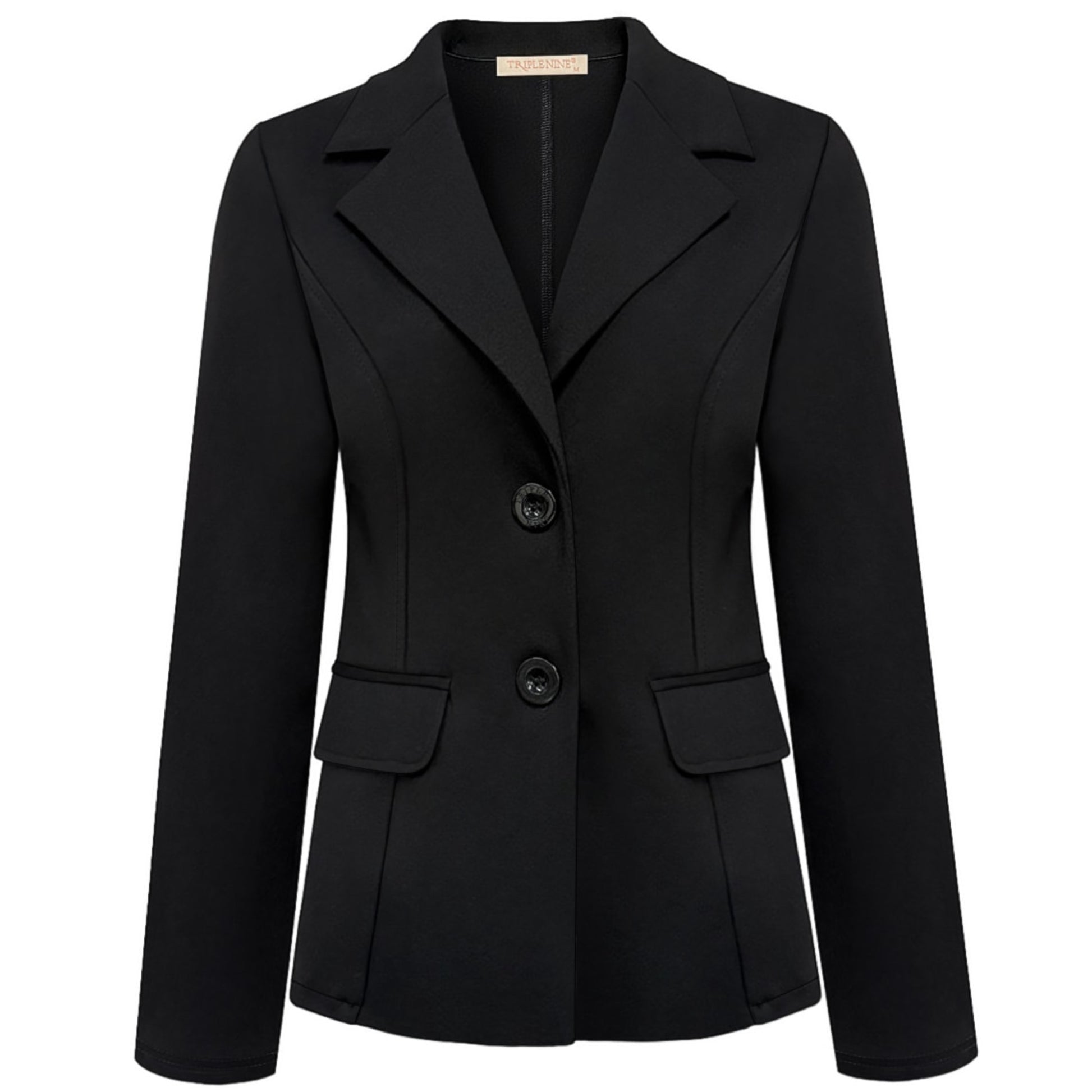 Triple Nine - Punto Blazer Franny Zwart - 3908 - Peet kleding
