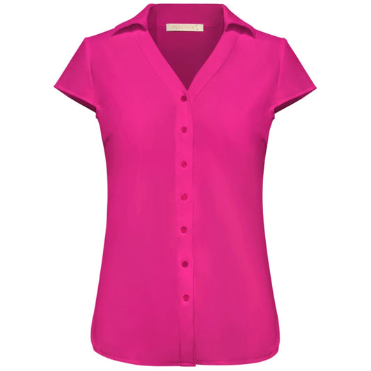 Triple Nine - Travel Blouse Suzie Fuchsia - 5907 - Peet kleding