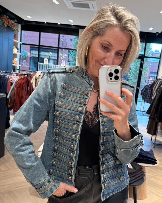 Denim Jack Military Style - Peet kleding