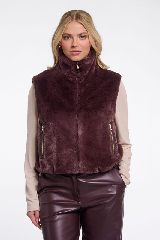 Rino & Pelle Gilet Nikki Chocolat Been
