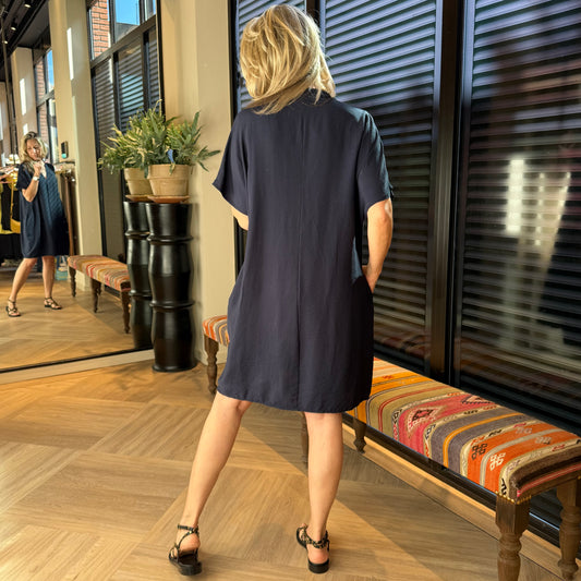 Azzurro Jurk Cody Navy - Peet kleding