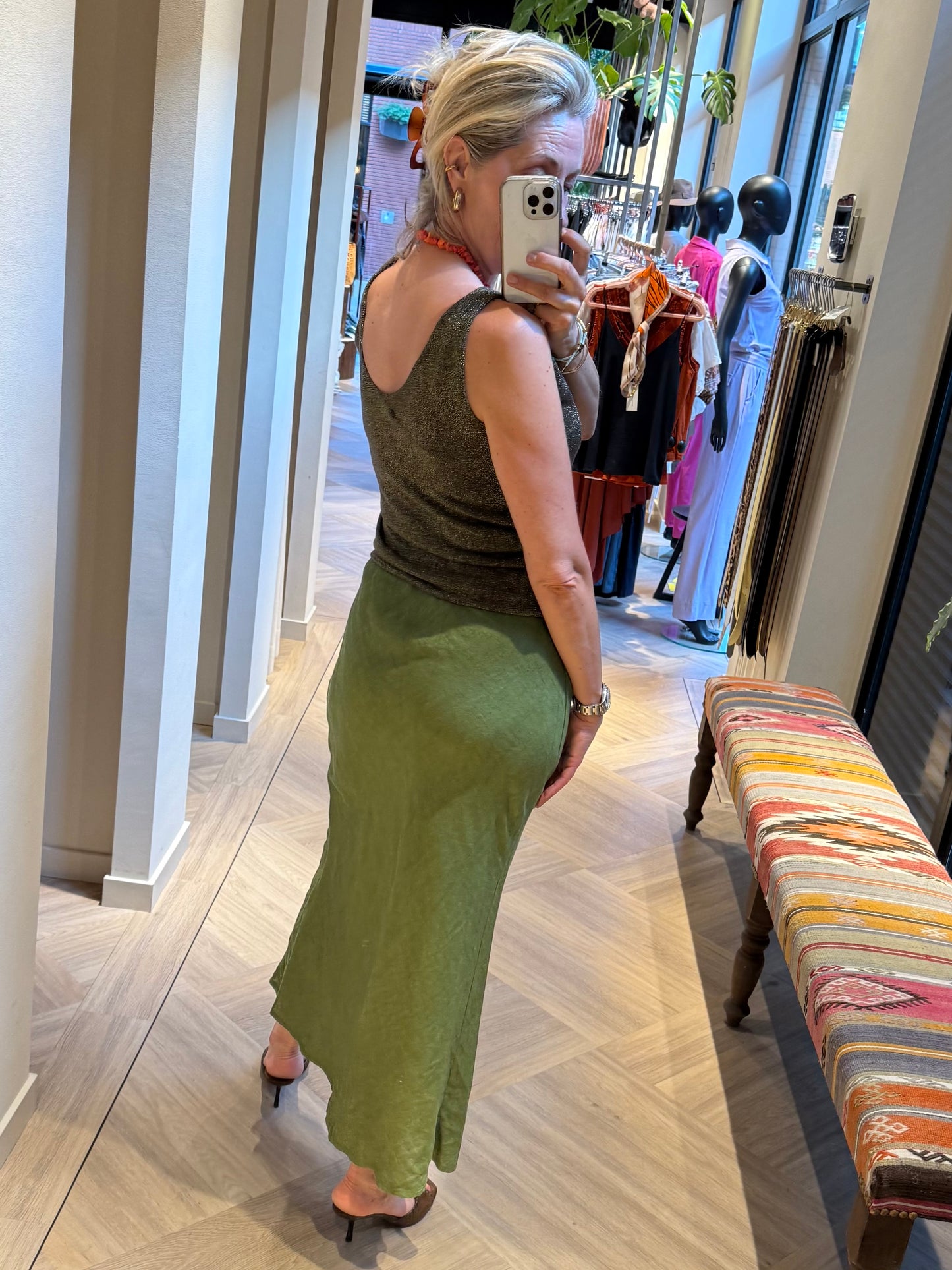 Rok Linnen Fiona Groen