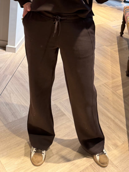 Red Button Colette Scuba Pant Espresso - Peet kleding