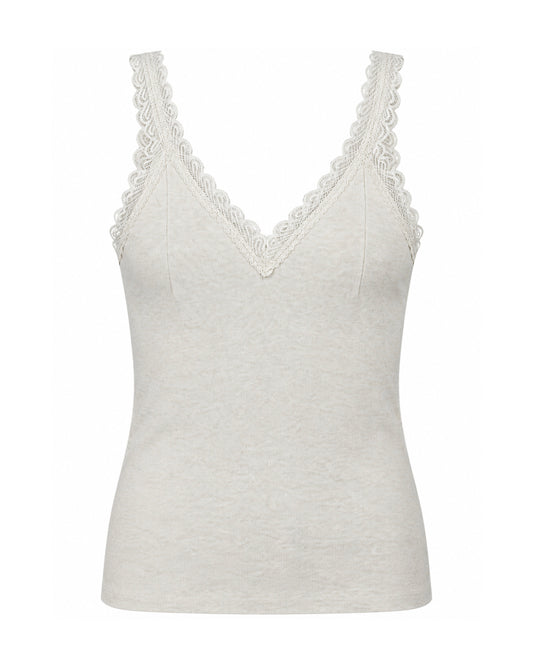 Topje Caprice Beige Melee - Peet kleding