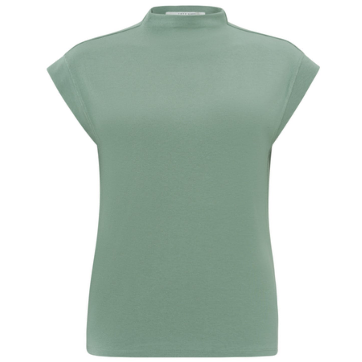 Yaya Capsleeve Top Jade Green - Peet kleding