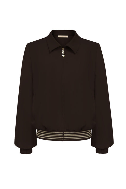 Triple Nine Travel Jas Nina Donkerbruin - 92406 - Peet kleding