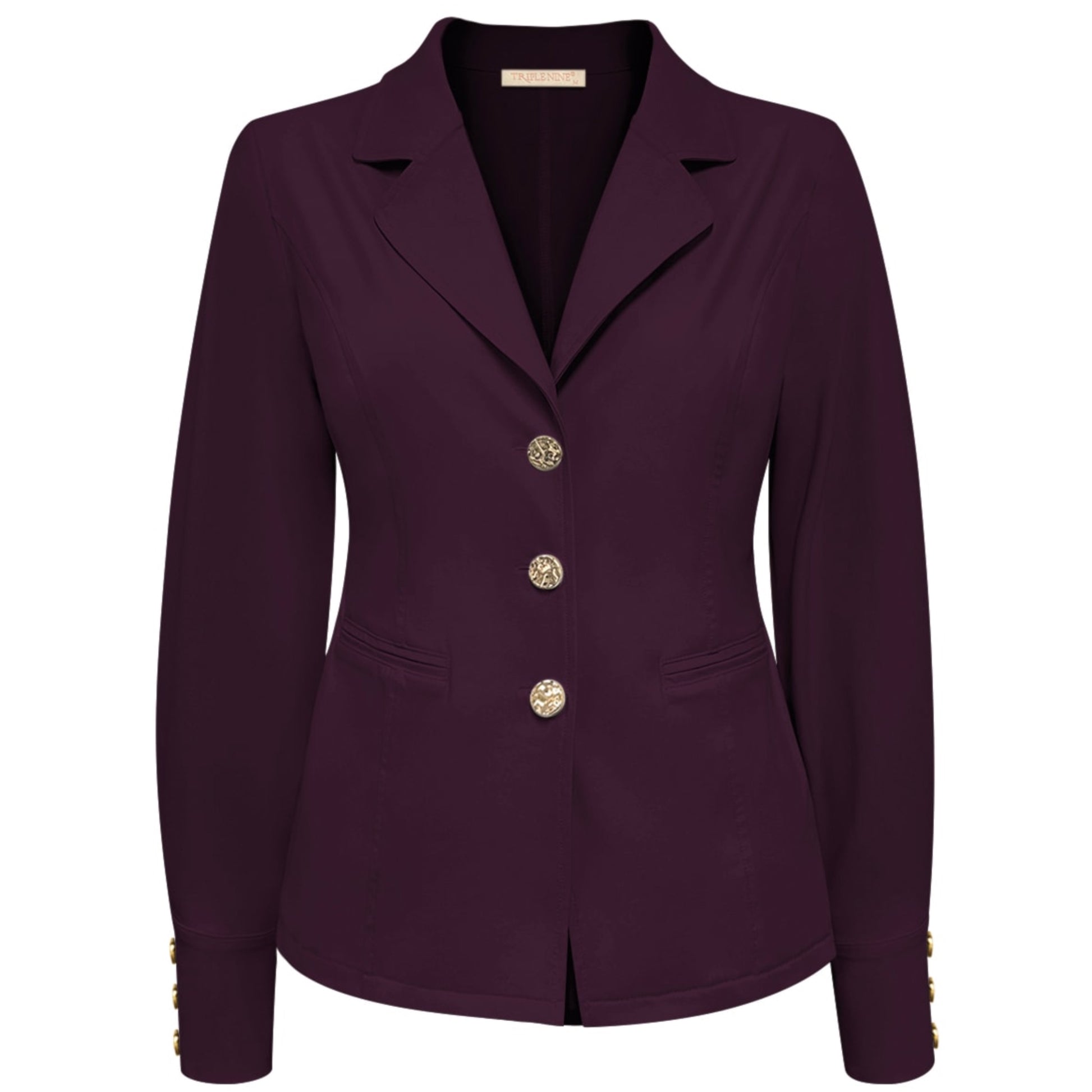 Triple Nine - Travel Blazer Amelie Aubergine - 3904 - Peet kleding
