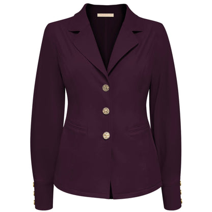 Triple Nine - Travel Blazer Amelie Aubergine - 3904 - Peet kleding