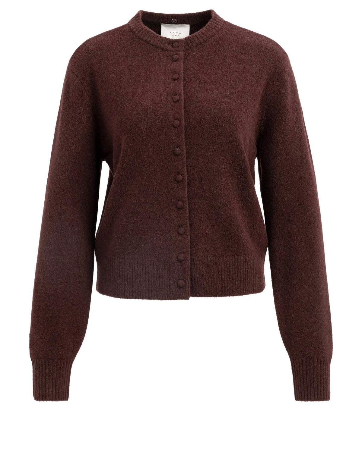 Yaya Vest Chocolate Red Melange - Peet kleding