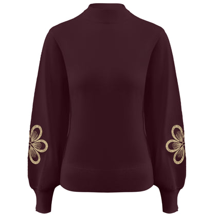 Triple Nine - Travel Trui Sophie Donkerbruin - 9004