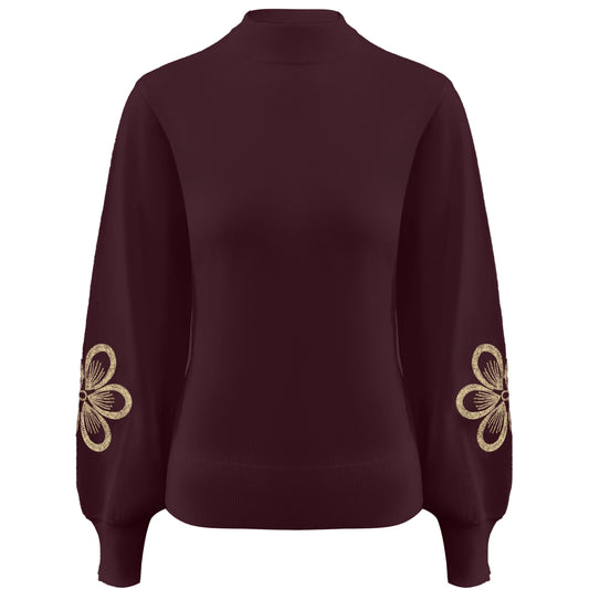 Triple Nine - Travel Trui Sophie Bruin - 9004 - Peet kleding