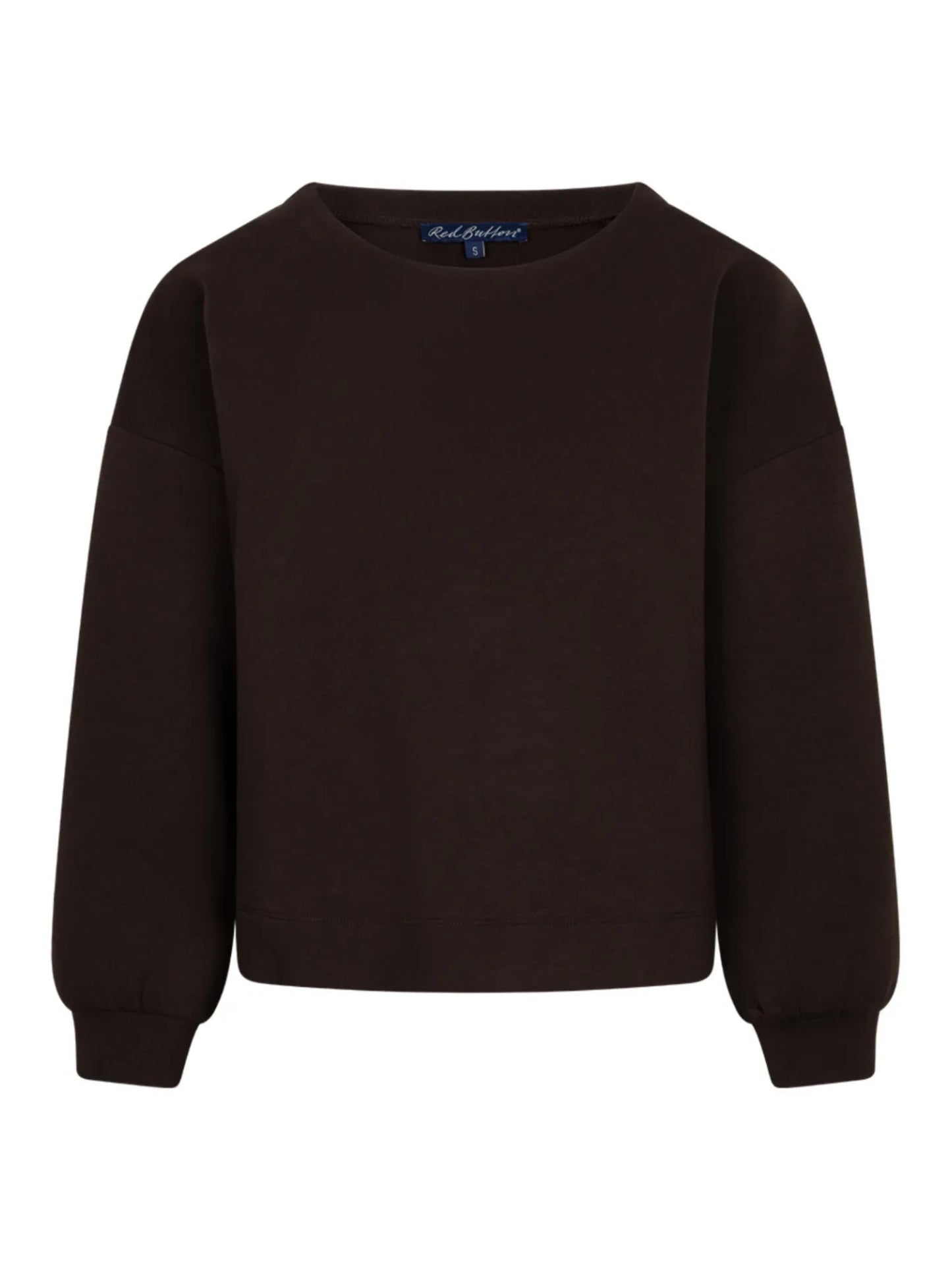 Red Button Skyler Top Scuba Espresso - Peet kleding