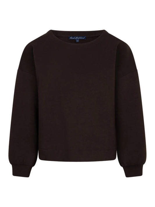 Red Button Skyler Top Scuba Espresso - Peet kleding