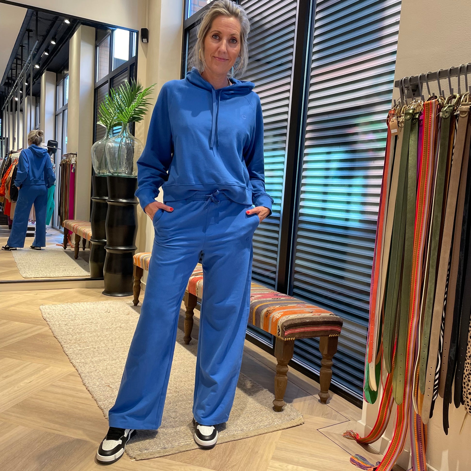 COJ Joggingbroek Lea Kobaltblauw - Peet kleding