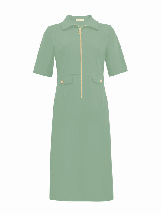 Triple Nine Travel Jurk Celin Salie - 51808 - Peet kleding