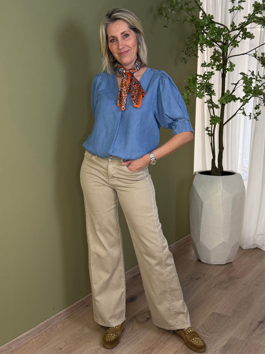 Red Button Jeans Claudette Beige - Peet kleding