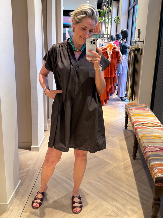 Jurk Katoo Cotton Bruin - Peet kleding