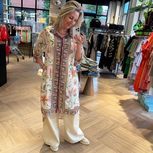 Blouse Jill Print Lang - Peet kleding