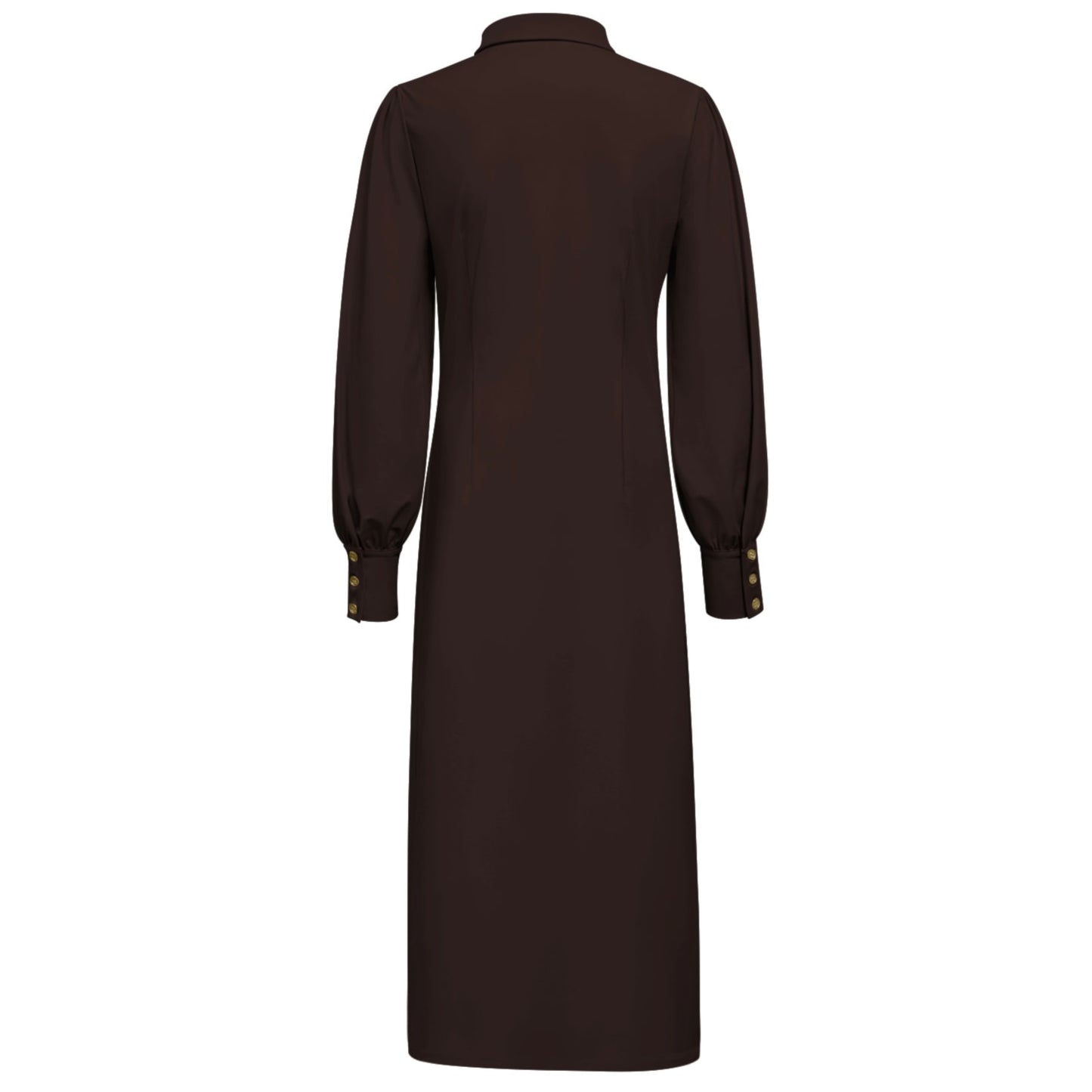Triple Nine - Travel Jurk Melinna Donkerbruin - 51814 - Peet kleding