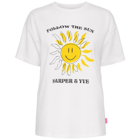 Harper & Yve T-shirt Smiley Pineapple - Peet kleding