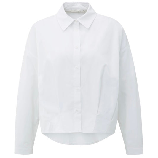 Yaya Poplin Blouse Wit - Peet kleding