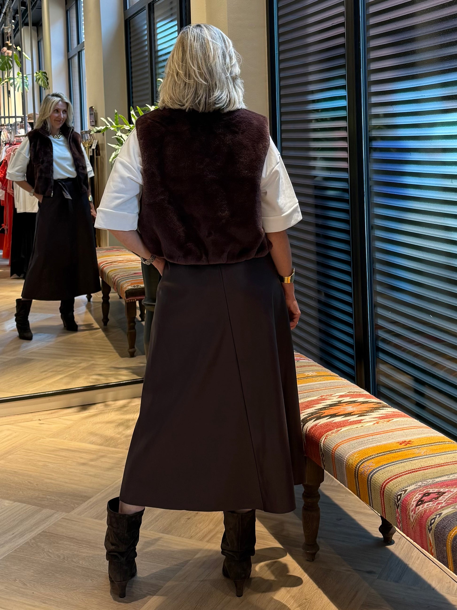 Rino & Pelle Gilet Nikki Chocolat Been - Peet kleding