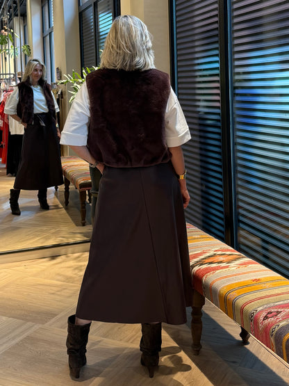 Rino & Pelle Gilet Nikki Chocolat Been - Peet kleding