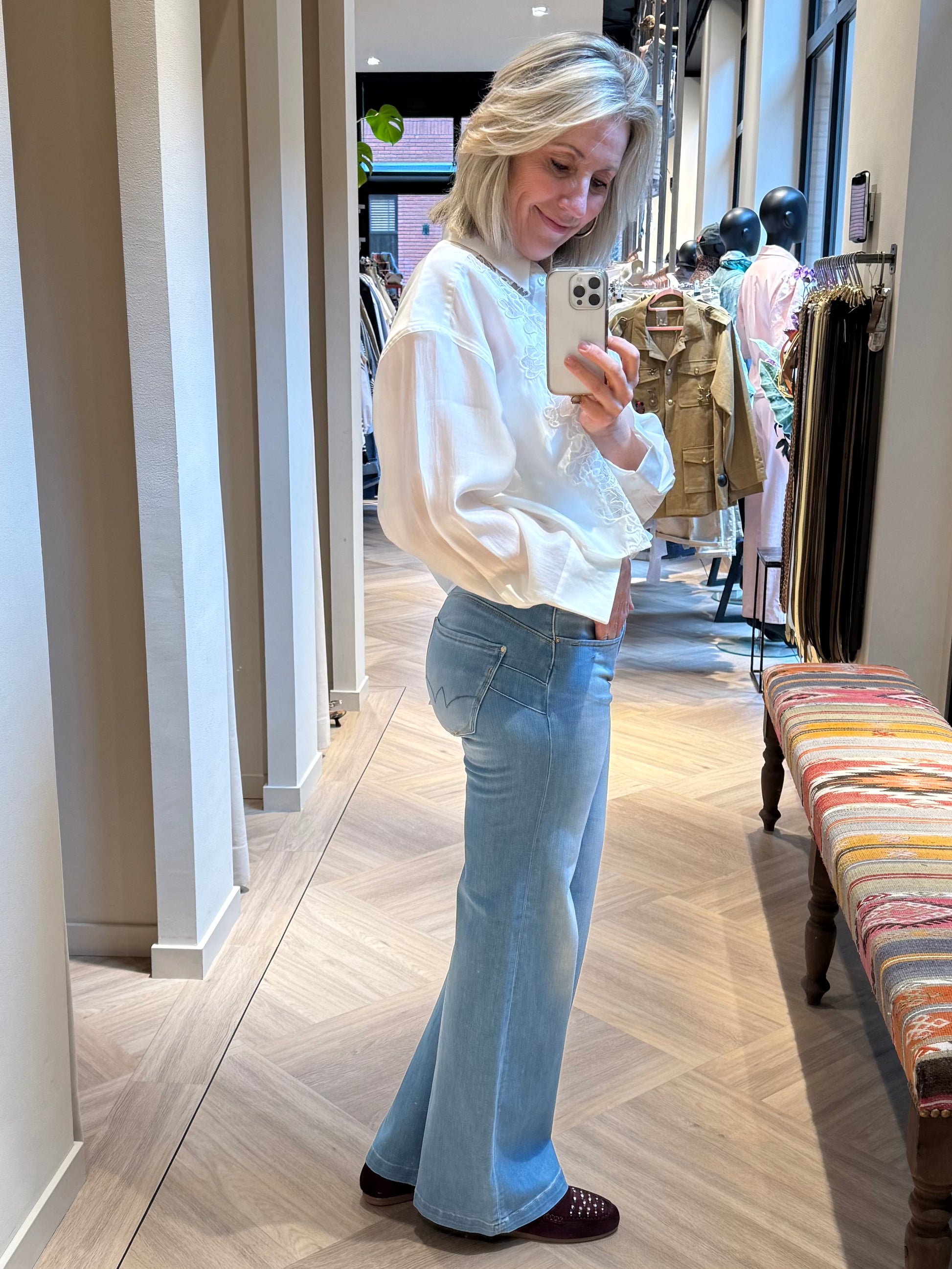 Le Temps Des Cerises Jeans Pulp High Flare - Peet kleding