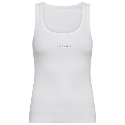 Copenhagen Muse Tanktop Siv Bright White - Peet kleding