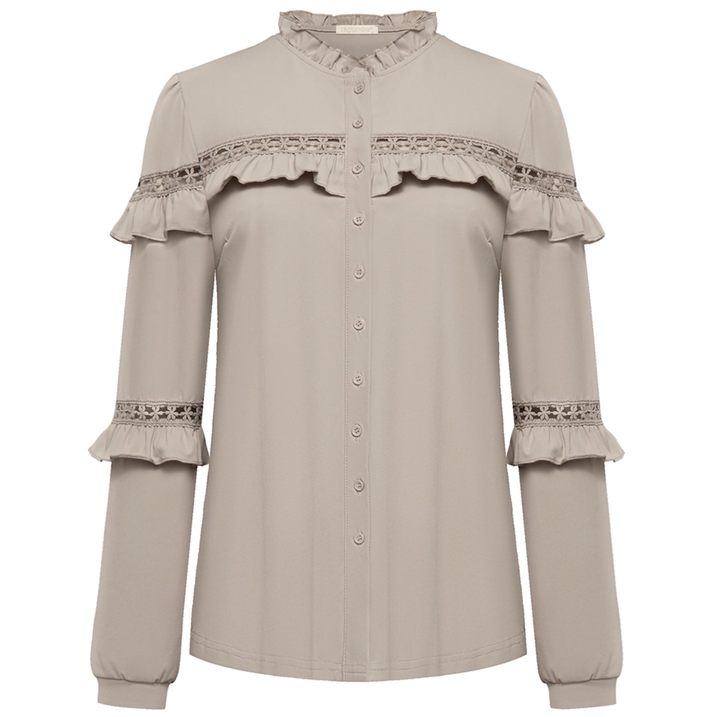 Triple Nine - Travel Blouse Joan Beige - 1108 - Peet kleding