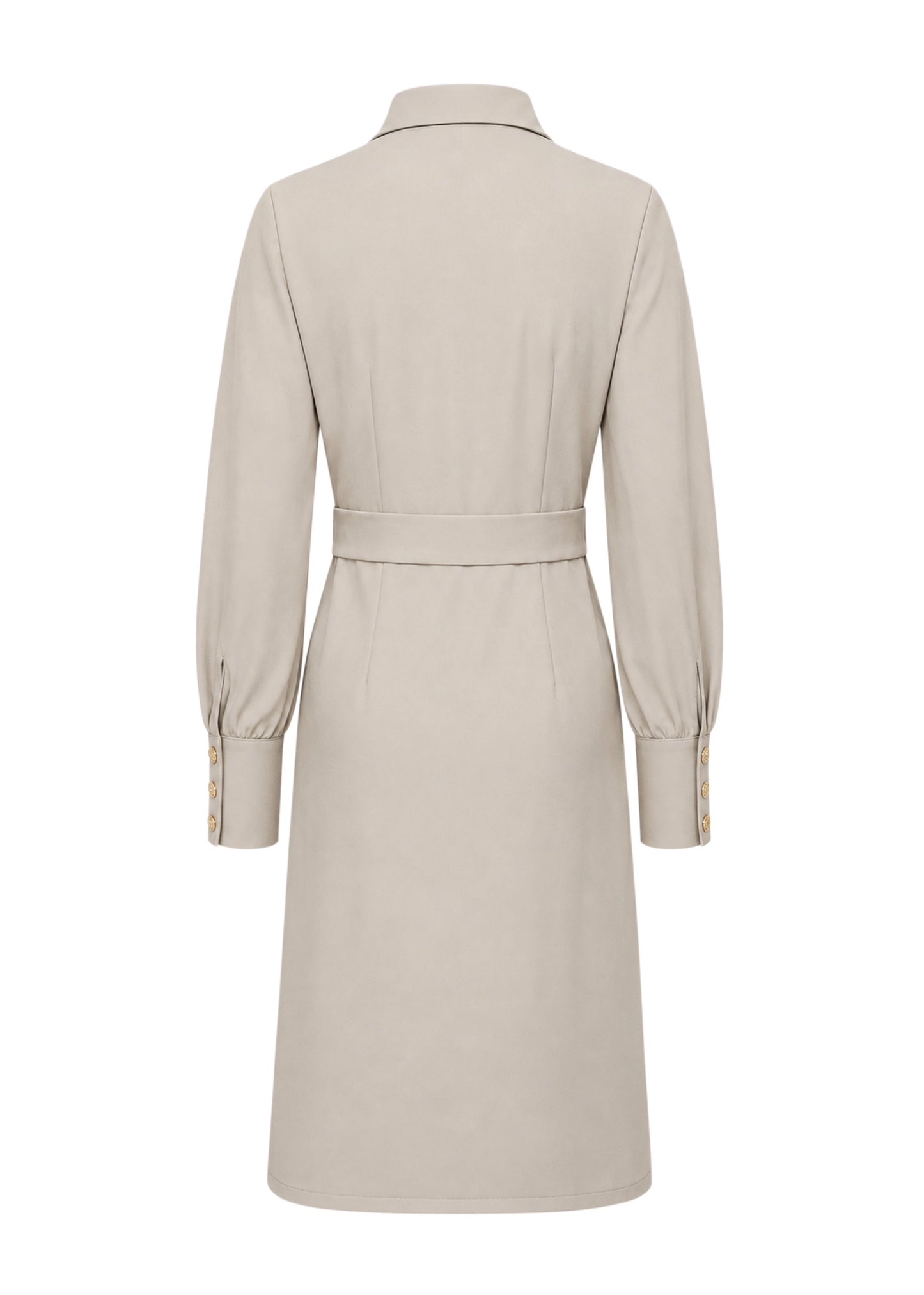 Triple Nine - Travel Jurk Melin Beige - 51810 - Peet kleding