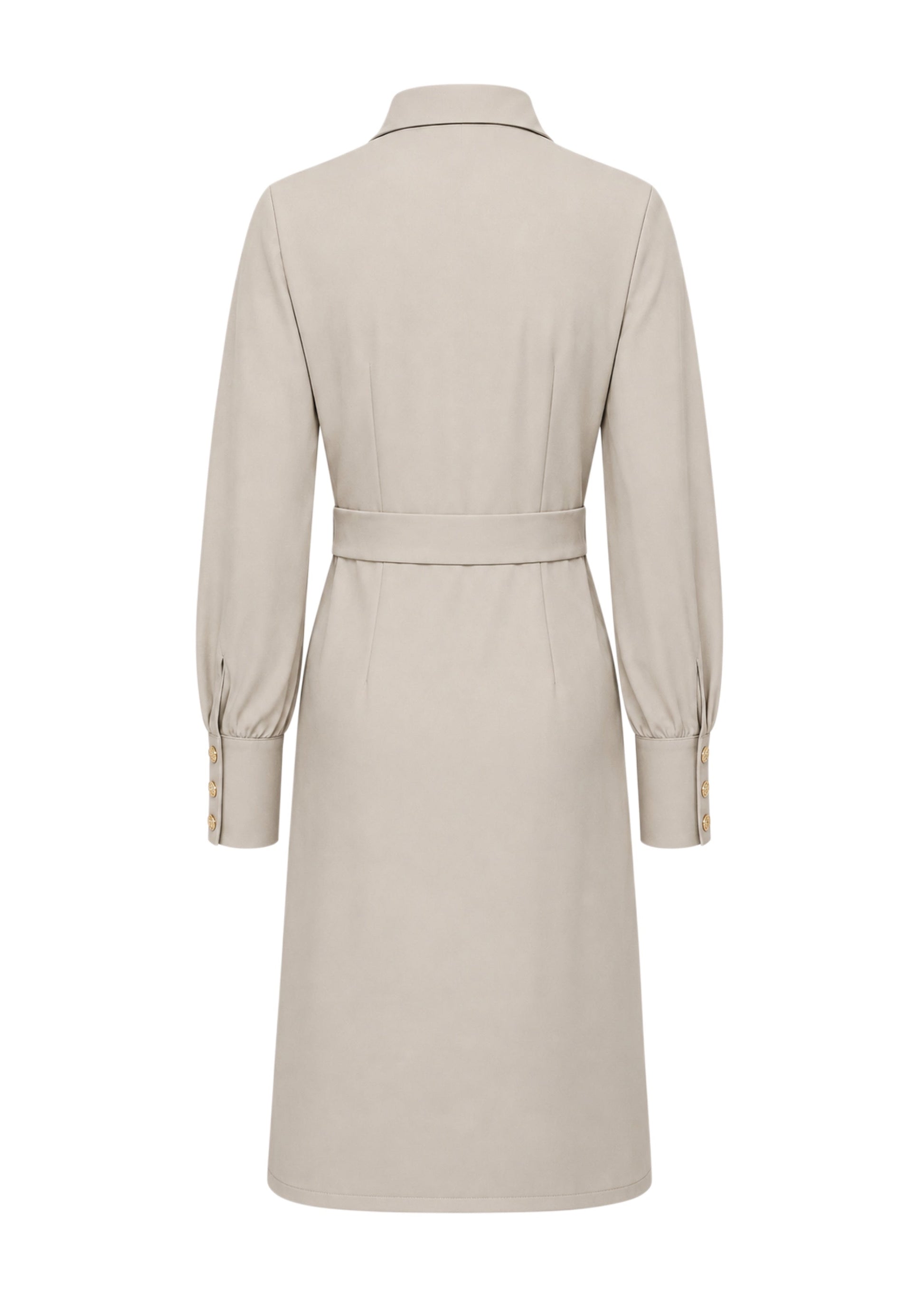 Triple Nine - Travel Jurk Melin Beige - 51810 - Peet kleding