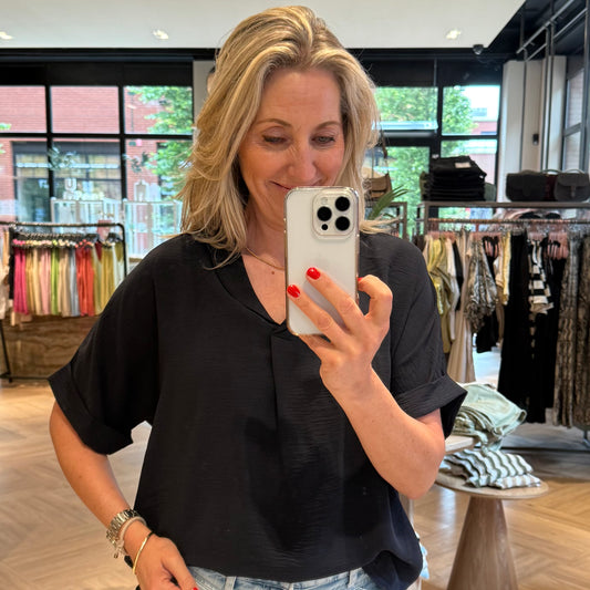 Azzurro Blouse Merle Navy - Peet kleding