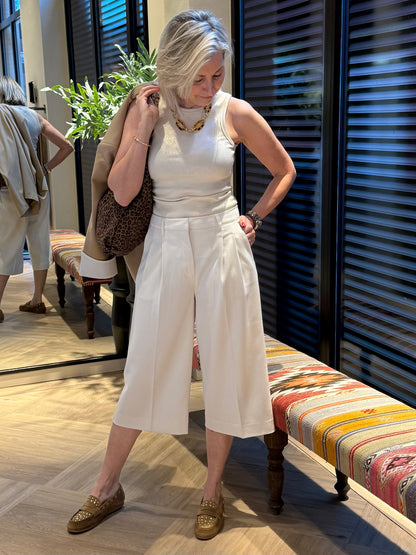 Copenhage Muse Tailor Pants Offwhite - Peet kleding
