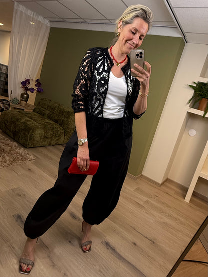 Rino & Pelle Blouse Megan Zwart - Peet kleding