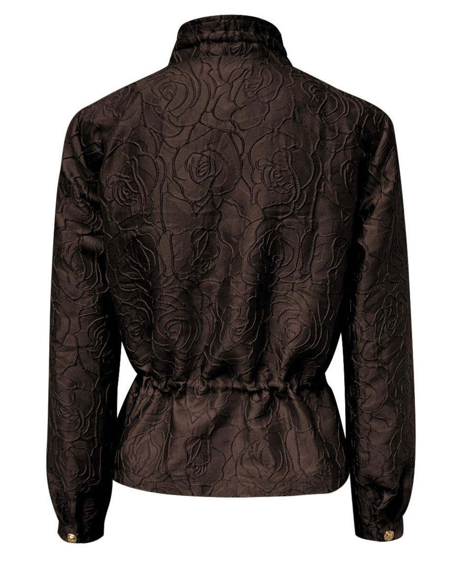 Triple Nine - Jaquard Jas Vie Donkerbruin - 92419