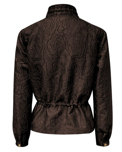 Triple Nine - Jaquard Jas Vie Donkerbruin - 92419