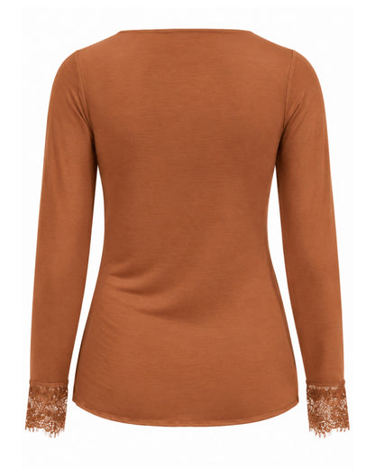 Triple Nine - Cashmere Top Lou Lou Caramel - 9003