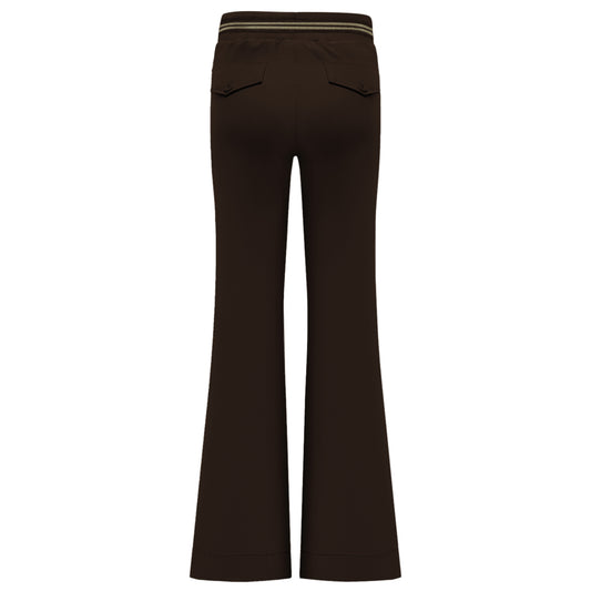 Triple Nine - Travel Broek Anna Donkerbruin - 2304 - Peet kleding