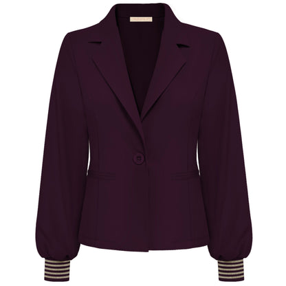 Triple Nine - Travel Blazer Golda Aubergine - 3907 - Peet kleding