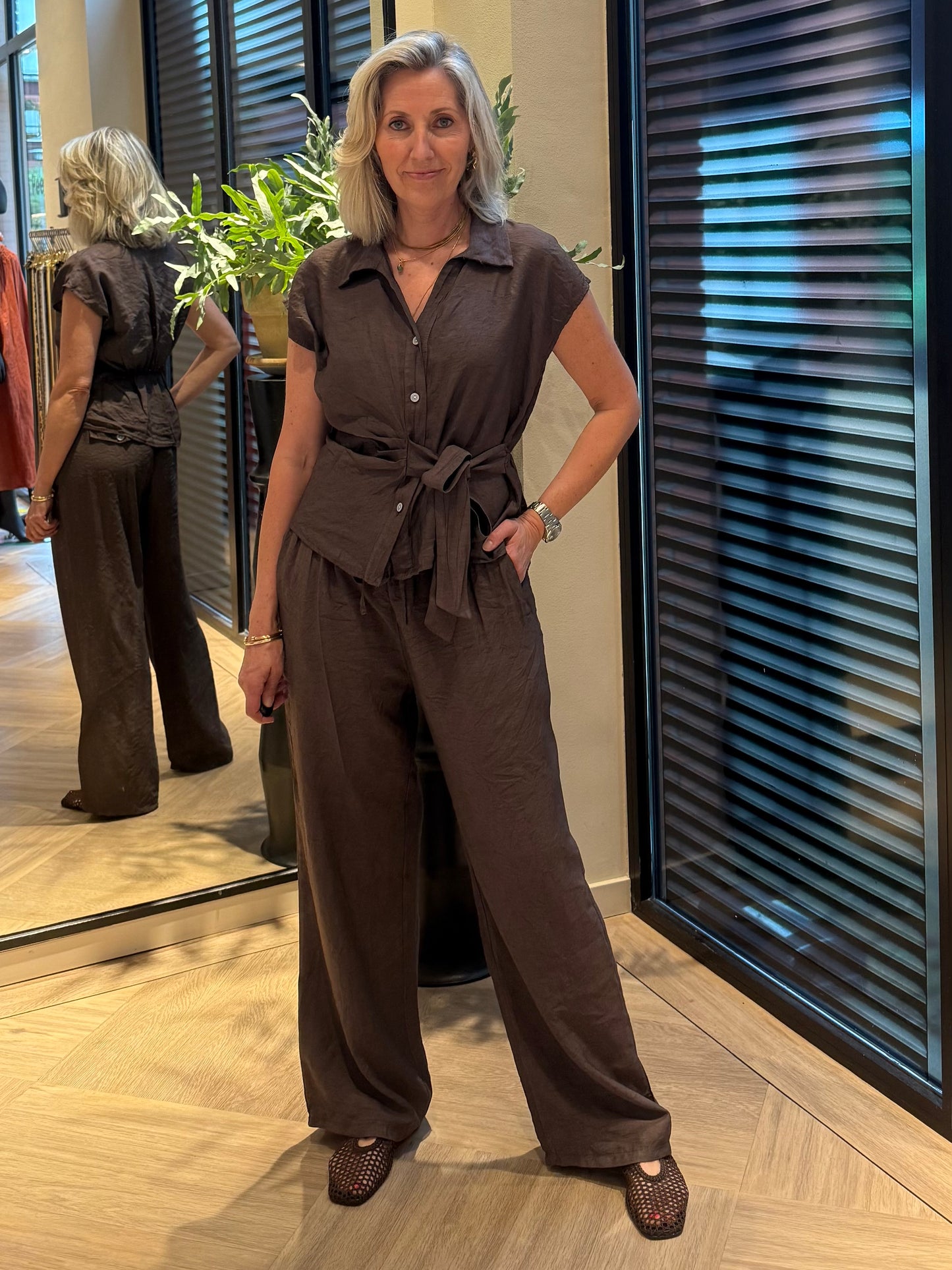 Blouse Amy Strik Bruin