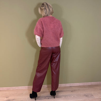 Mohair Vest Jip Rose - Peet kleding