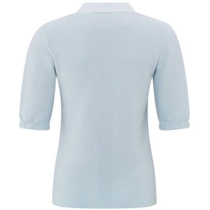 Yaya Top V-Hals Dawn Blue - Peet kleding